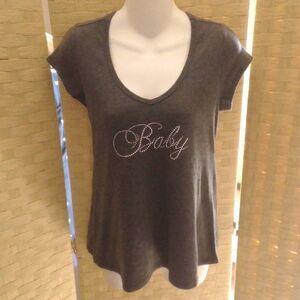 Maternity Agenda Pink Going Baby Shirt Size M